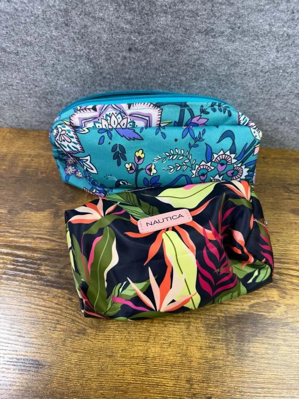 Vera Bradley and Nautica Cosmetic Pouch Set